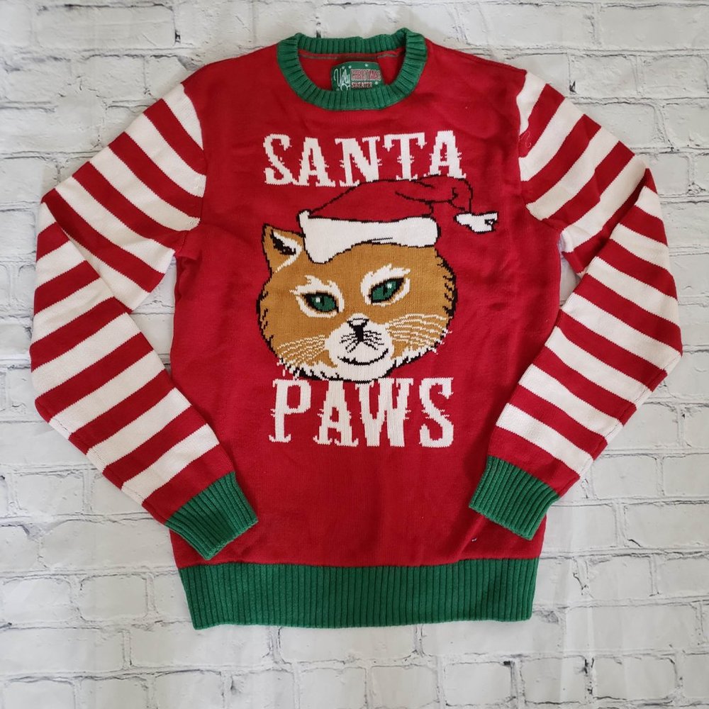 Santa Paws Ugly Christmas Sweater